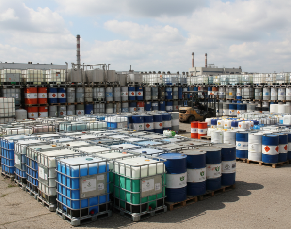 Firefly_Gemini Flash_Agrochemical and industrial containers 810781