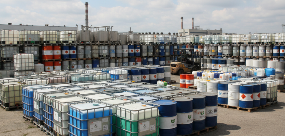 Firefly_Gemini Flash_Agrochemical and industrial containers 810781